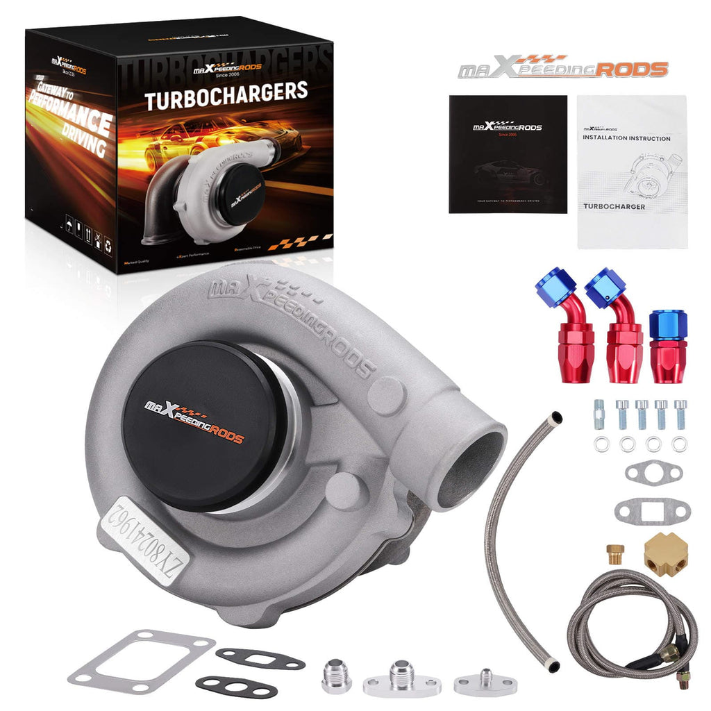 Turbo T04E T3/T4 A/R .57 400+ hv sopii Ford 1999 1.5-2.5L moottoreille