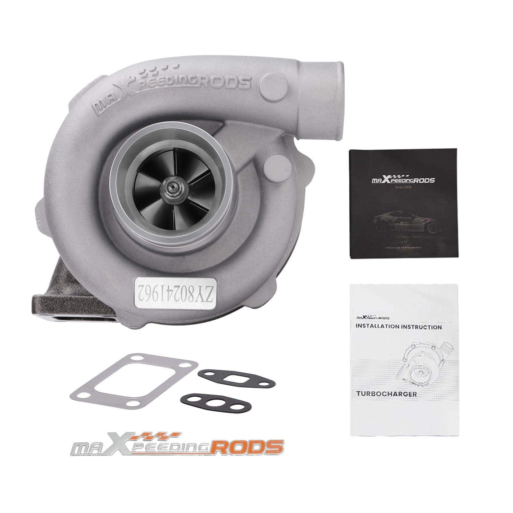 Universell T3 T4 T04E turbo 400 hk A/R .57 för 4/6-cylindrig 2,5L-3,5L