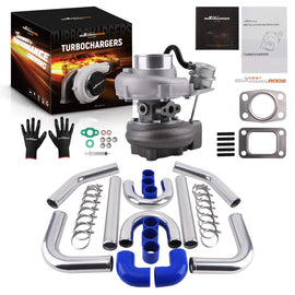 Universele turbo GT2871 T25 + intercooler pijpenset 1.8-3.0L tot 400 pk