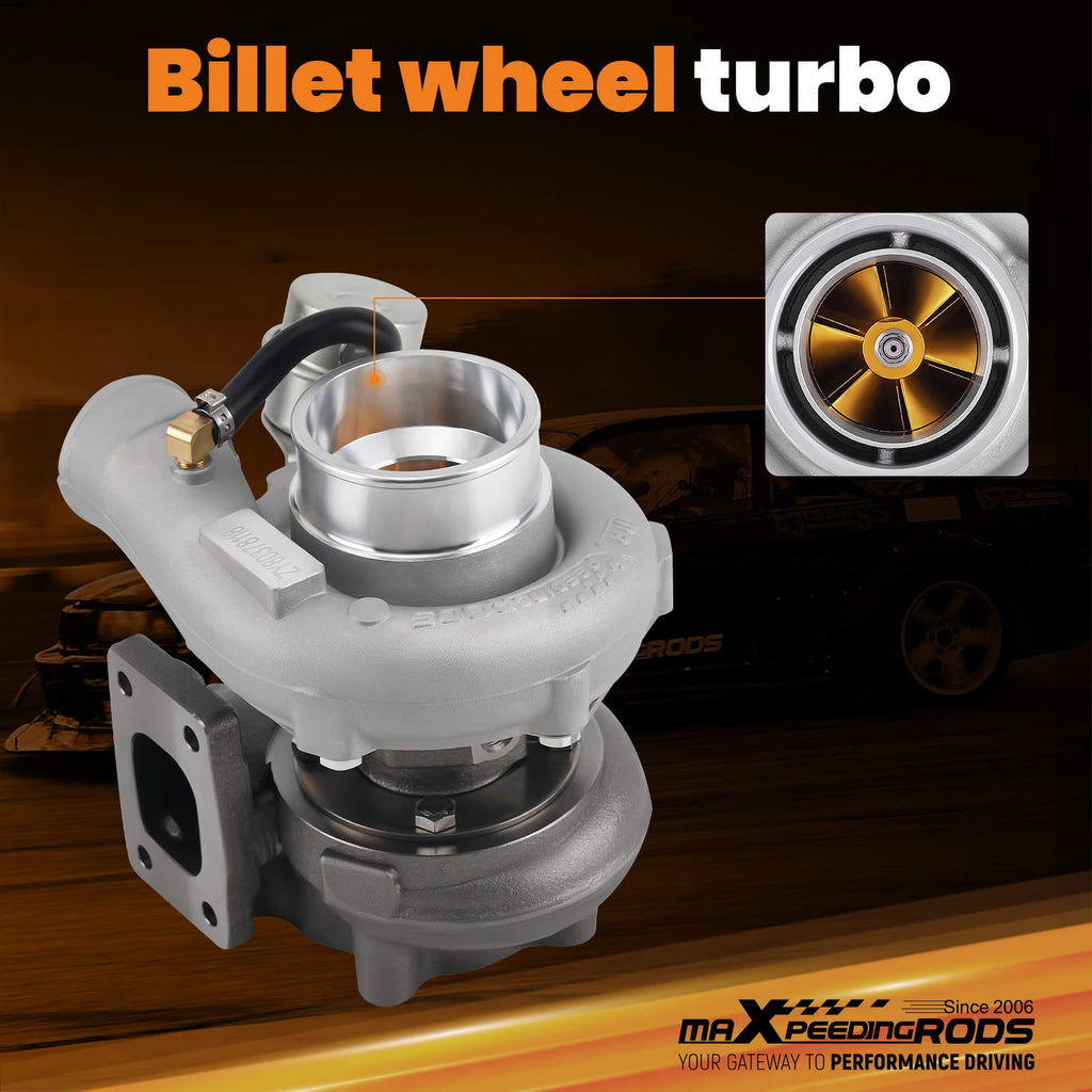 Universell turbo-billett GT2871 GT2860 T25-flens trim 48/76 A/R 0.60/0.64