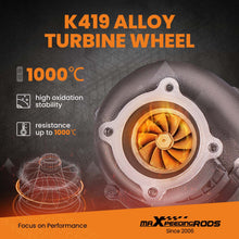 Last bildet i gallerivisningen, GT3037 universell street-turbo 500 hk for 4/6-sylindret 2,5–3,0 l med billet-kompressorhjul