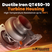 Ladda upp bild till gallerivisning, Universell turbo GT3582 GT35 anti-surge T3-fläns V-band A/R 0.63/0.70 upp till 600 hk för 4/6-cylindrig 2.5L-6.0L