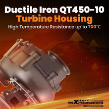 Indlæs billede til gallerivisning Universel turbo T04E T3 V-band A/R 0.63 trim 48.1 intern wastegate 420+ hk Stage 3 til 4/6-cylindret 1.5L-2.5L
