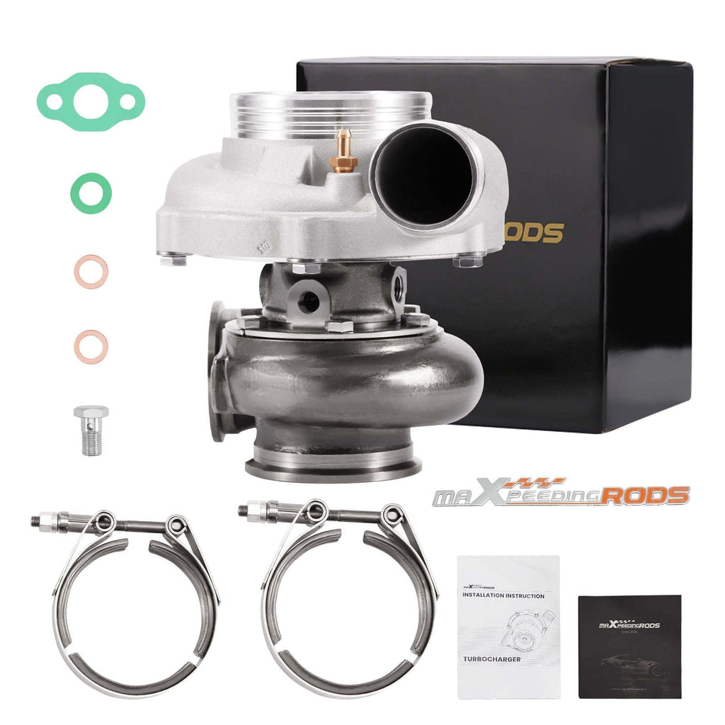 Turbo GT3071R billet anti-surge universaali, keraaminen kuulalaakeri, V-panta, A/R 0.82 / 0.63 | jopa 500 hv, 2.5-3.0L
