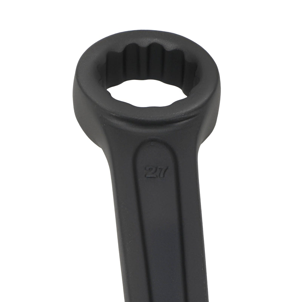 Fastnøkkel 27mm for fastrustede muttere, CrV, slagfast, 12-kant