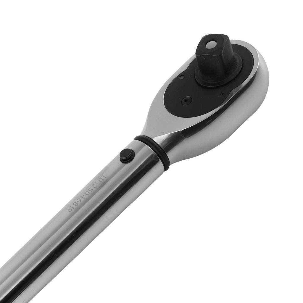 Sats med 3 momentnycklar 1/4" 3/8" 1/2" spärrskaft 5-220Nm aluminiumhandtag