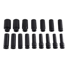 Indlæs billede til gallerivisning 16 1/2" slagtopnøgler 10-32mm 6-kantet dyb metrisk Cr-V fosfateret