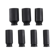 Indlæs billede til gallerivisning 16 1/2" slagtopnøgler 10-32mm 6-kantet dyb metrisk Cr-V fosfateret