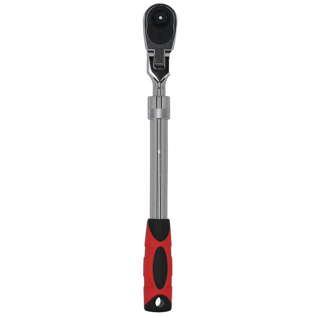 1/2 tums 72-tänders utdragbart spärrskaft 330–440 mm med flexibelt huvud