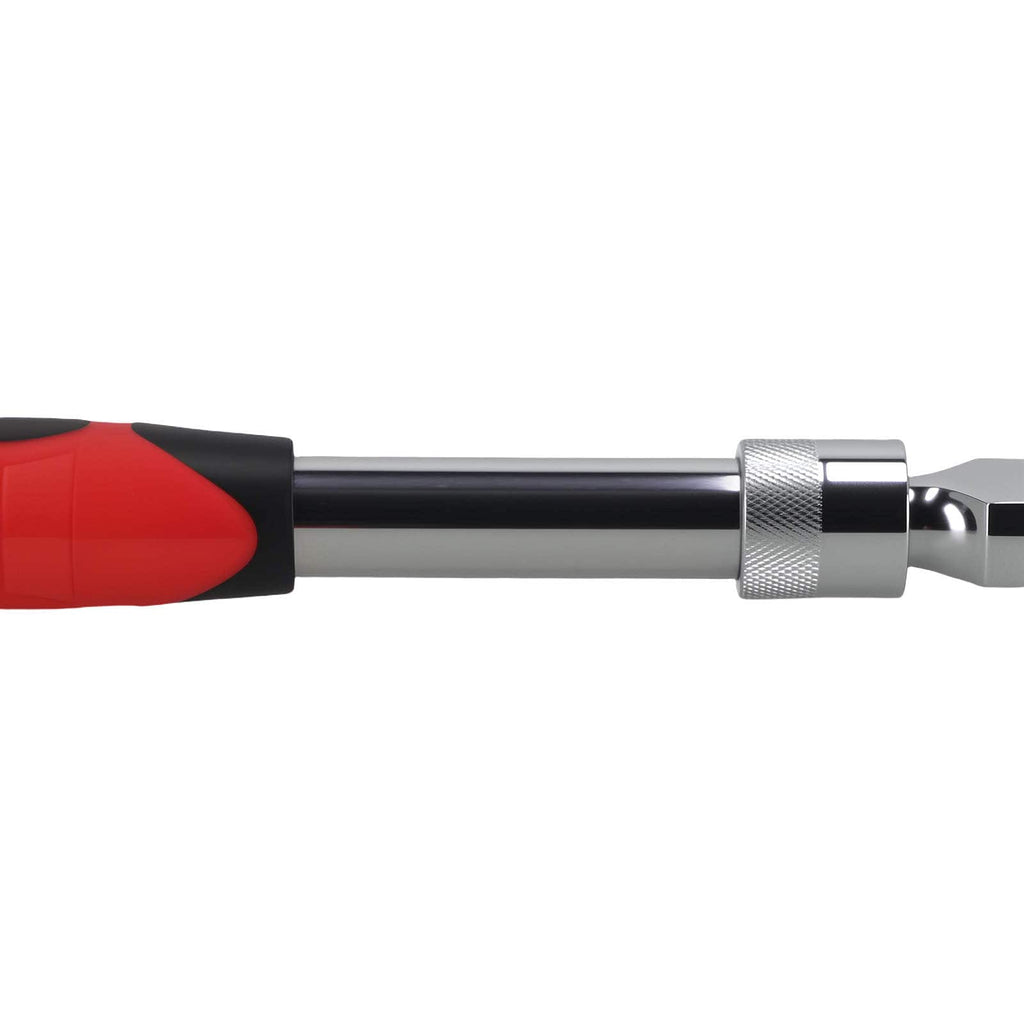 Spärrhandtag 3/8" 72 tänder 40Cr stål utdragbart 250-315 mm TPR-handtag