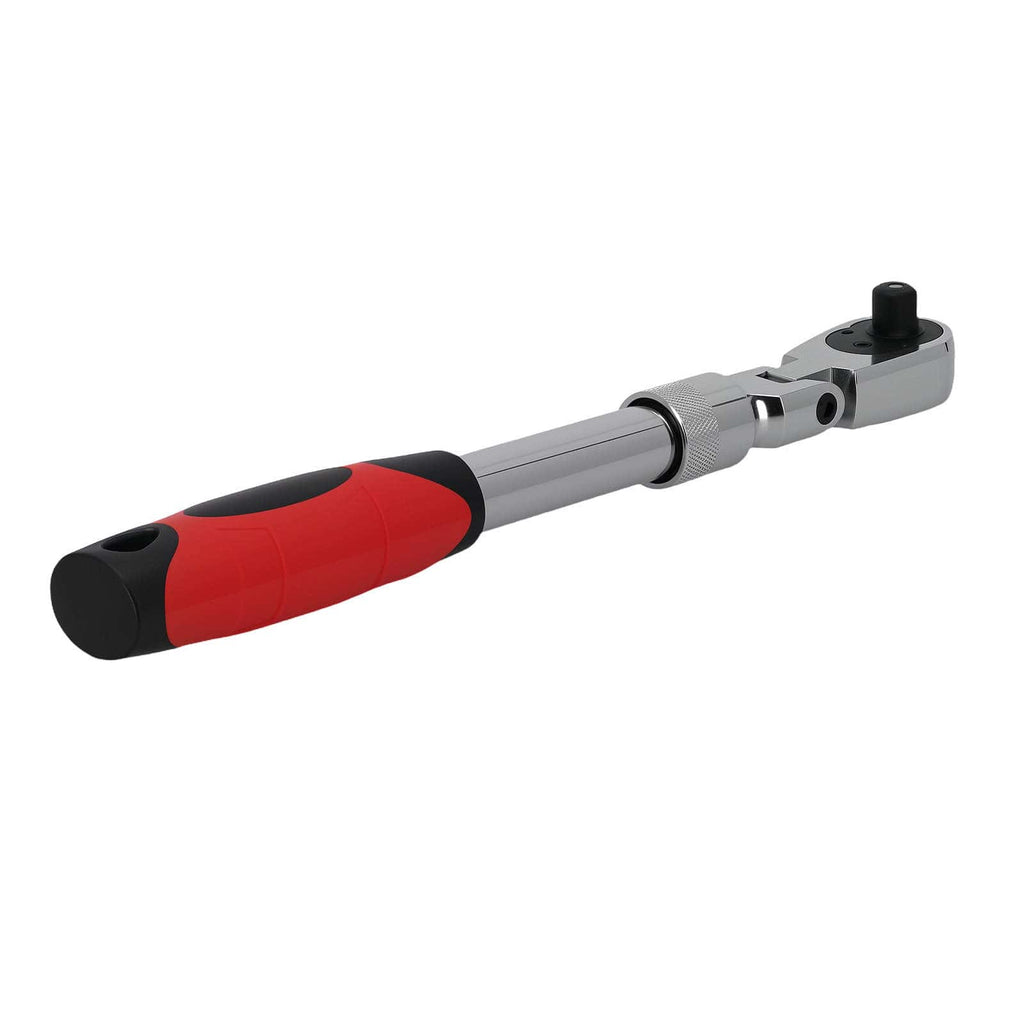 Spärrhandtag 3/8" 72 tänder 40Cr stål utdragbart 250-315 mm TPR-handtag