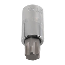 Ladda upp bild till gallerivisning, Set med 13 st. CRV-stjärnhylsor 1/4" 3/8" 1/2" T8-T70 för förvaring
