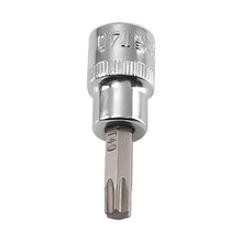 Ladda upp bild till gallerivisning, Set med 13 st. CRV-stjärnhylsor 1/4" 3/8" 1/2" T8-T70 för förvaring