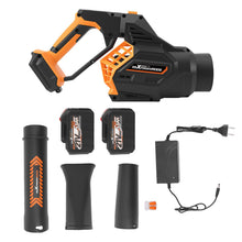 Lataa kuva Galleria-katseluun, Puhallin 21V 4500mAh 580 CFM 160 MPH Ergonominen muotoilu 2 akkua