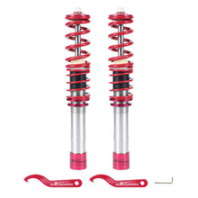 Lataa kuva Galleria-katseluun, Etujousitussarja (2 kpl) sopii BMW 5-sarjan E39-sedaniin 1995-2003 | Korkeussäädettävät coiloverit, madallus 0-25 mm