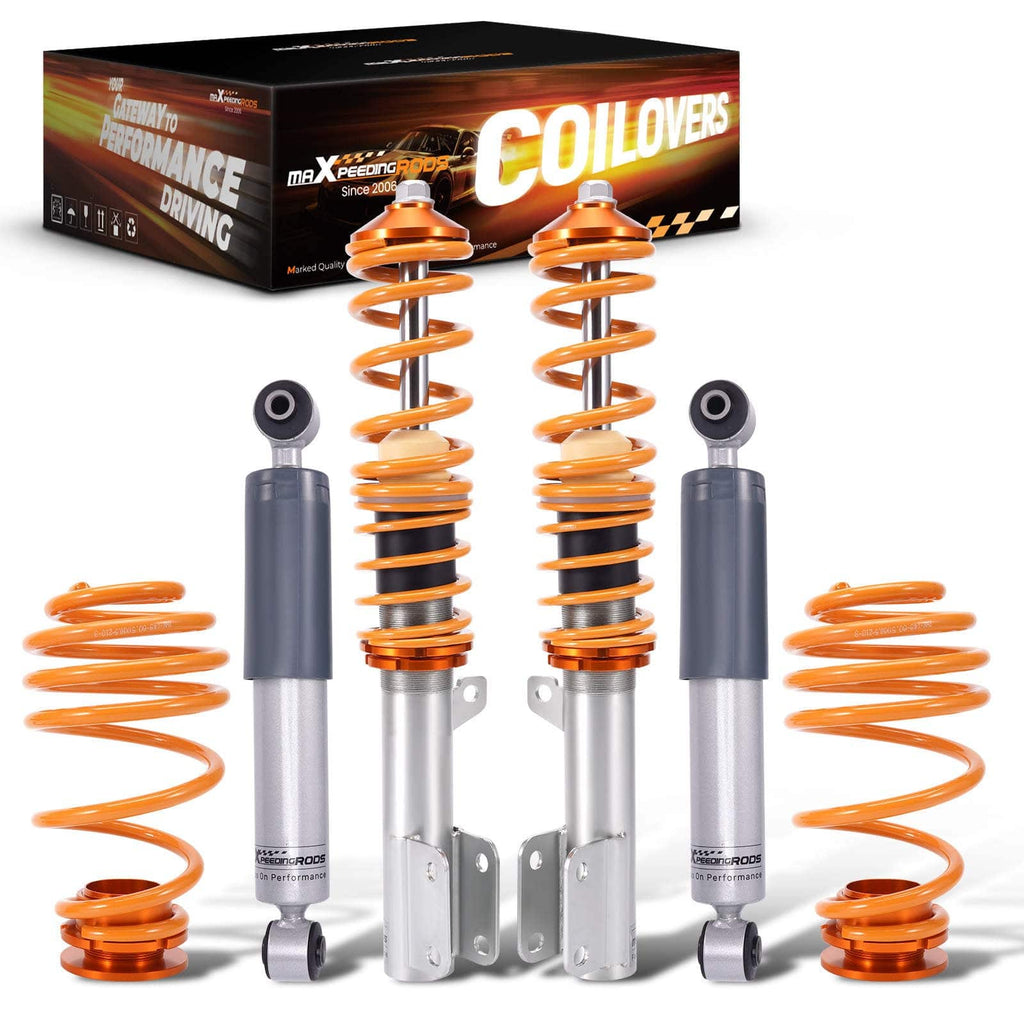 Skruvsats lämplig för Opel Astra G 1998–2004 och Zafira A 1999–2006 | Höjdjusterbara coilovers, sänkning 0–25 mm