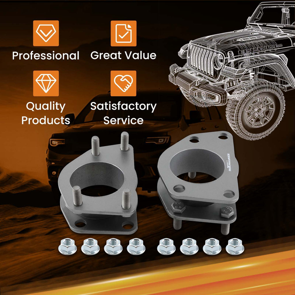 Til 2" Leveling Lift Kit egnet til Jeep Liberty KJ KK, Dodge Nitro 2002-2012
