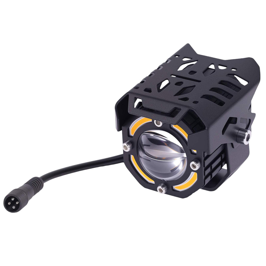 80W LED-lisävalo moottoripyörälle 12V moottoripyörään, mönkijään, SSV-ajoneuvoon ja lava-autoon IP67 6000K