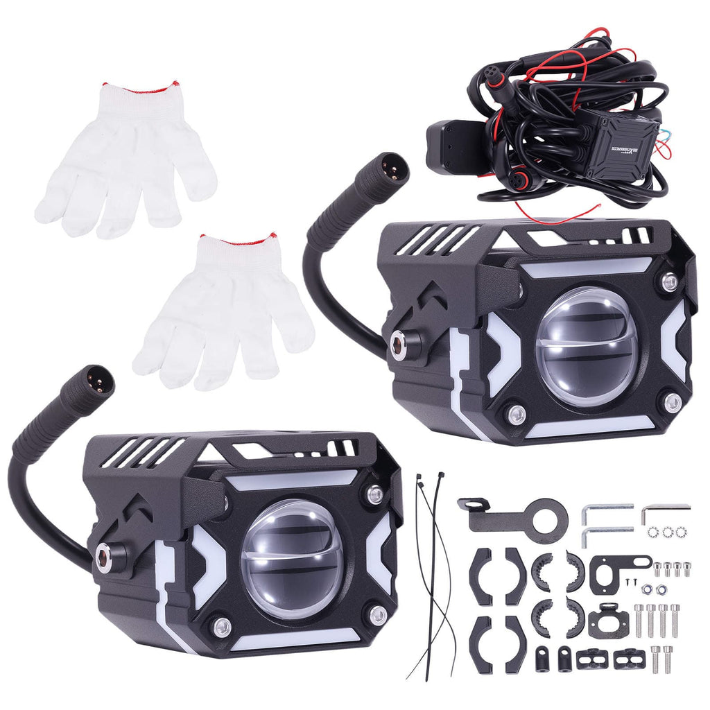 80W 12V LED-extraljus för motorcykel IP67 för ATV pick-up SUV lastbil