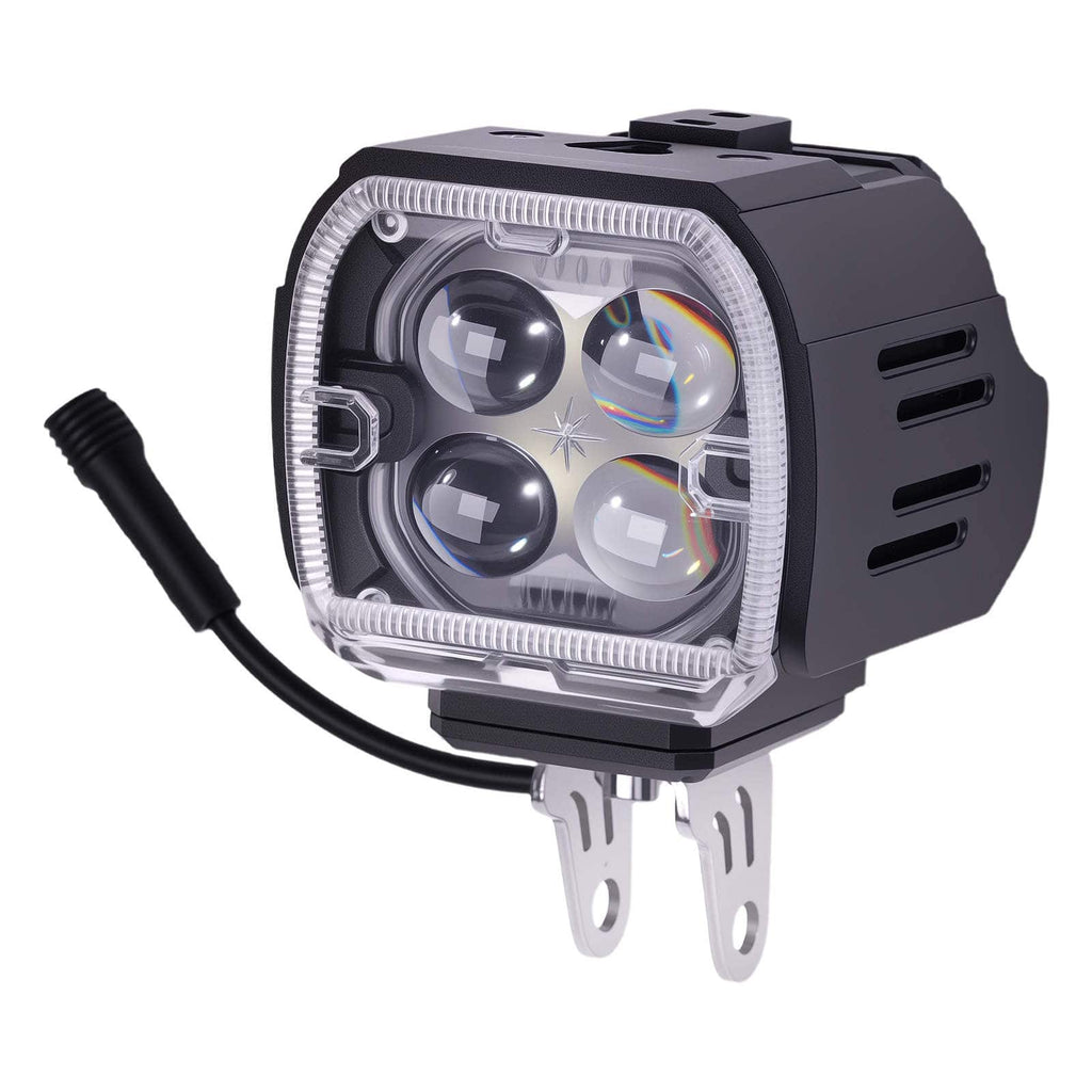 120W LED-tågelygter til motorcykel, Quad, SSV, Pick-up IP67 12V