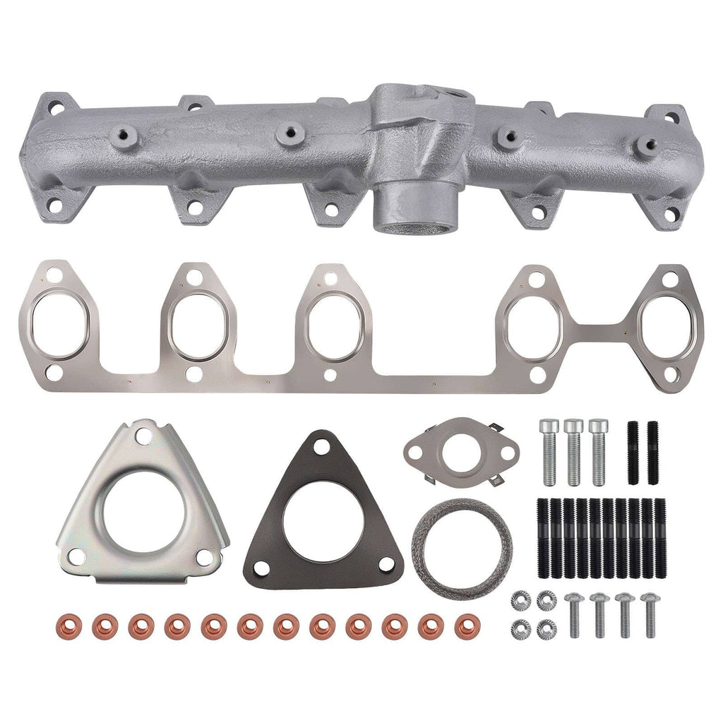 Eksosmanifoil egnet for VW Multivan 2.5 TDI 070253031F med pakningssett