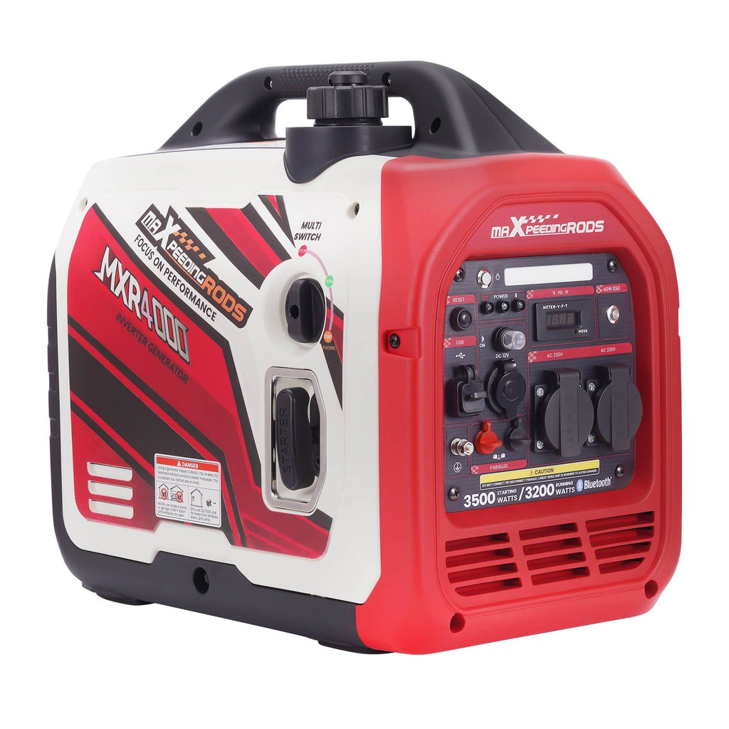 3,5 kW invertterigeneraattori, bensiini, sovellusvalvonta – 22 kg kannettava