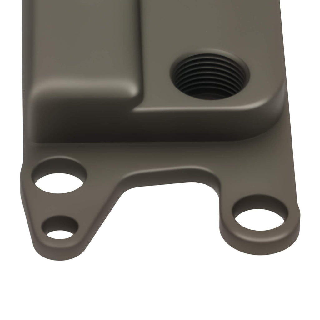 AN10 aluminium oliesandwich-adapter egnet til Jeep Wrangler Cherokee 2011-2013