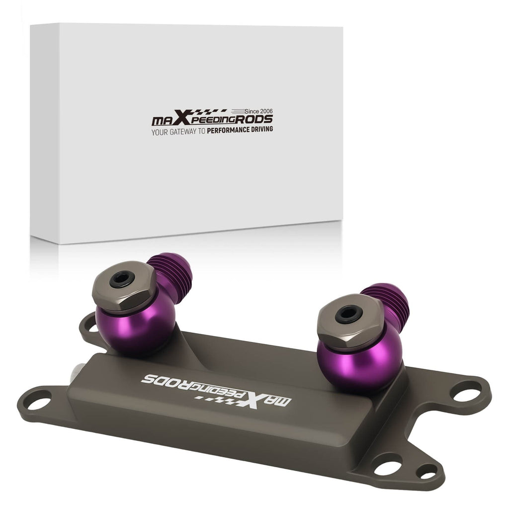 AN10 aluminium oliesandwich-adapter egnet til Jeep Wrangler Cherokee 2011-2013