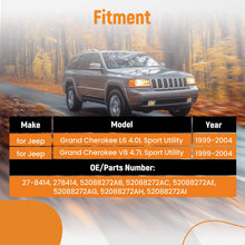 Ladda upp bild till gallerivisning, Styrväxel lämplig för Jeep Grand Cherokee L6 4.0L Sport Utility 1999-2004 27-8414