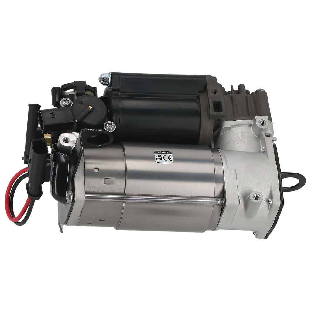 Luftbelg bak, sett med 2 3-pinser + kompressor, egnet for Mercedes-Benz E-Klasse W211 / S211, CLS C219 | 2113200725 2113200825