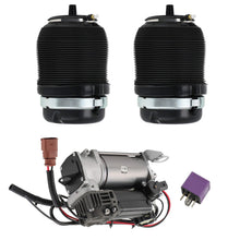 Last bildet i gallerivisningen, 2x luftbelg bak + luftfjærkompressor egnet for Audi A6 C6 4F / Avant / Allroad / S6 2005-2011 | 4F0616001J 4F0616005D