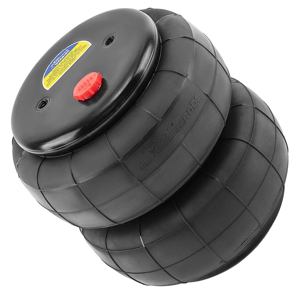Yleismalliset ilmapalkeet, 2 kpl sarja, 2600 lbs, 1/2 tuuman NPT-yksittäisliitäntä, sopii mm. Ford F-150, Dodge Ram, GMC Sierra 1500