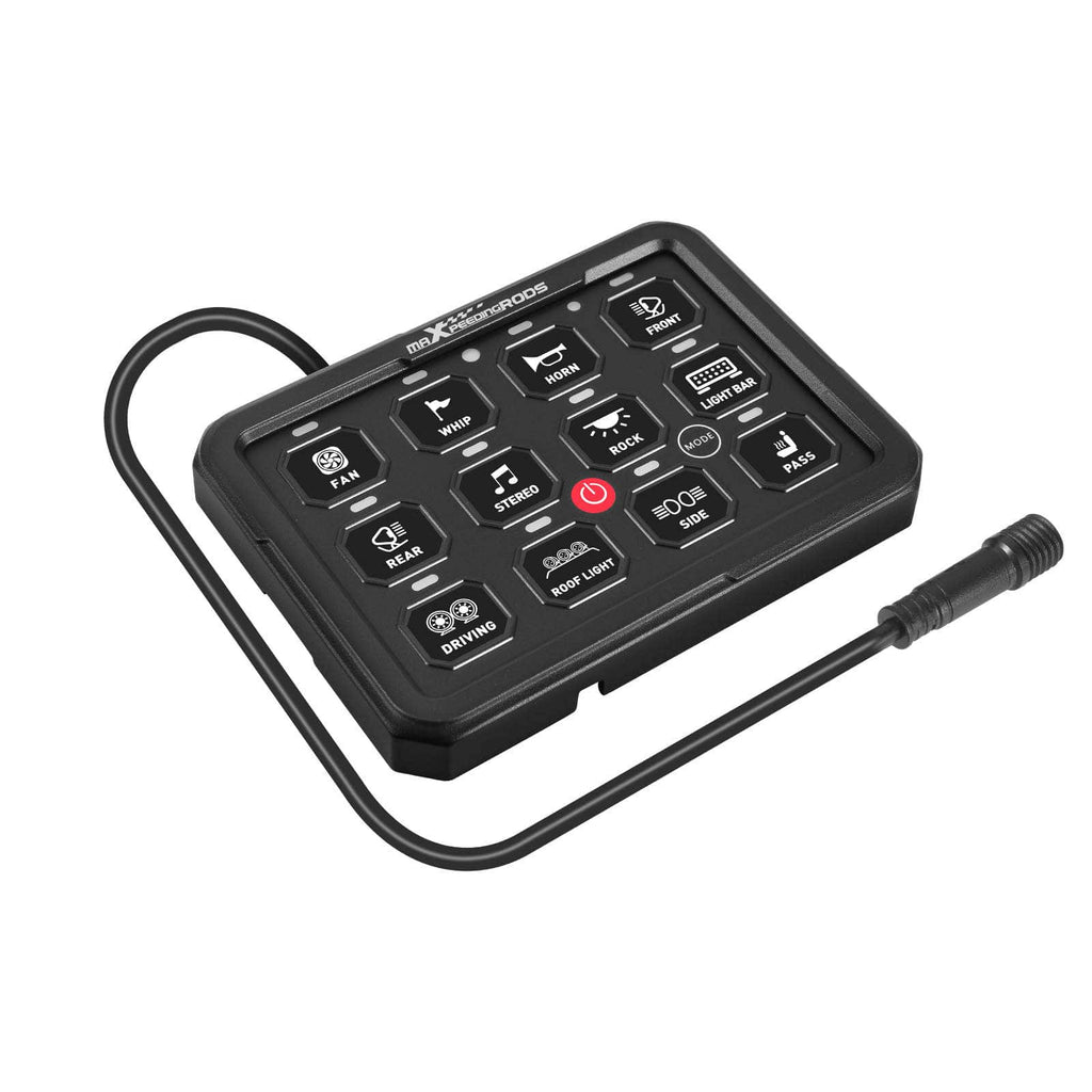 RGB 12-kytkimen kosketuspaneeli autoille, 4x4-maastoautoille ja veneille 960W