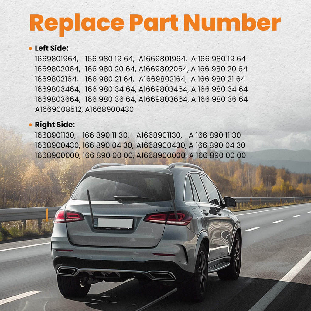 Powerlift baklucka gasfjäder lämplig för Mercedes-Benz W166 ML GLE 2011-2018