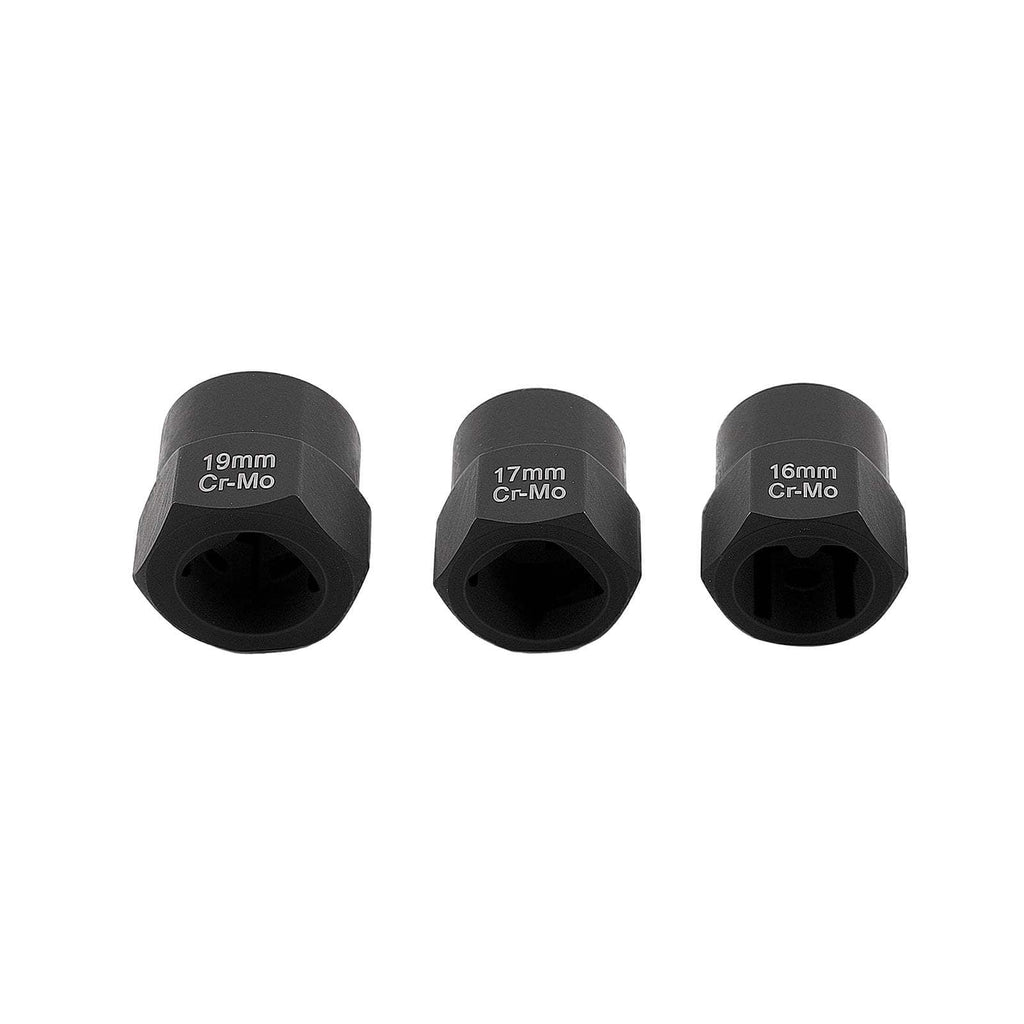 Mutterinirrottimet 11 kpl 9-19mm vaurioituneille pulteille kromiterästä