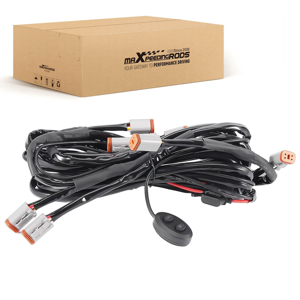 Ledningsnet 8 LED-lys til maXpeedingrods Crosshair DRL 12-24V 30A+30A 14AWG