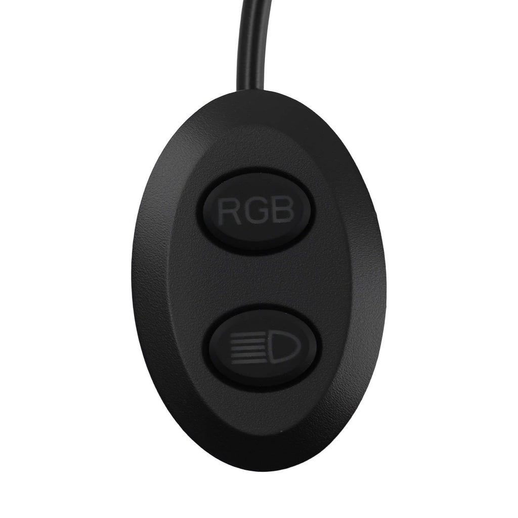 Ledningsnetskontakt til maXpeedingrods RGB LED 8 lys 30A+30A 14AWG 3,6M