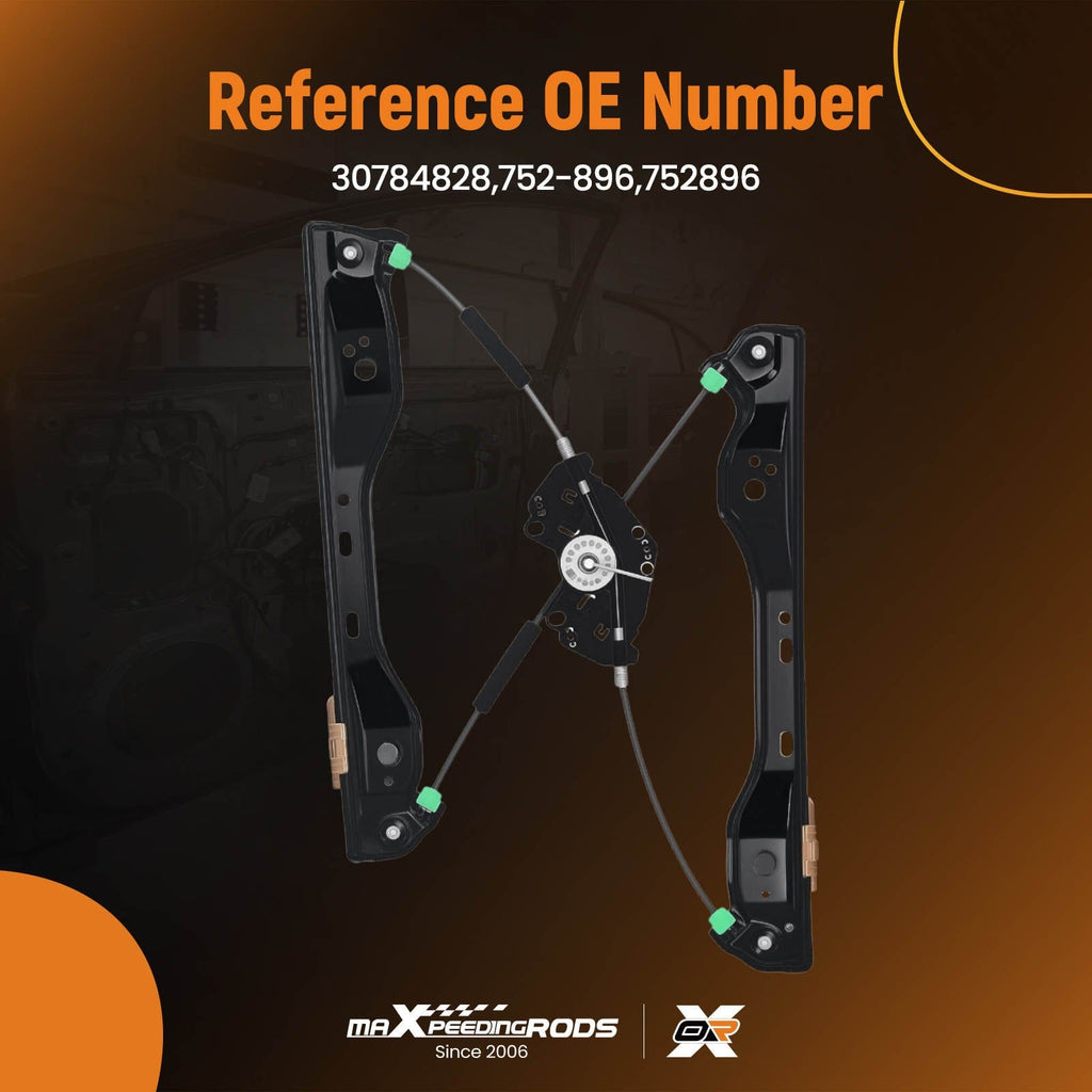Elektrisk vindusmekanisme egnet for Volvo XC60 2.0T 2009-2012 752896 venstre