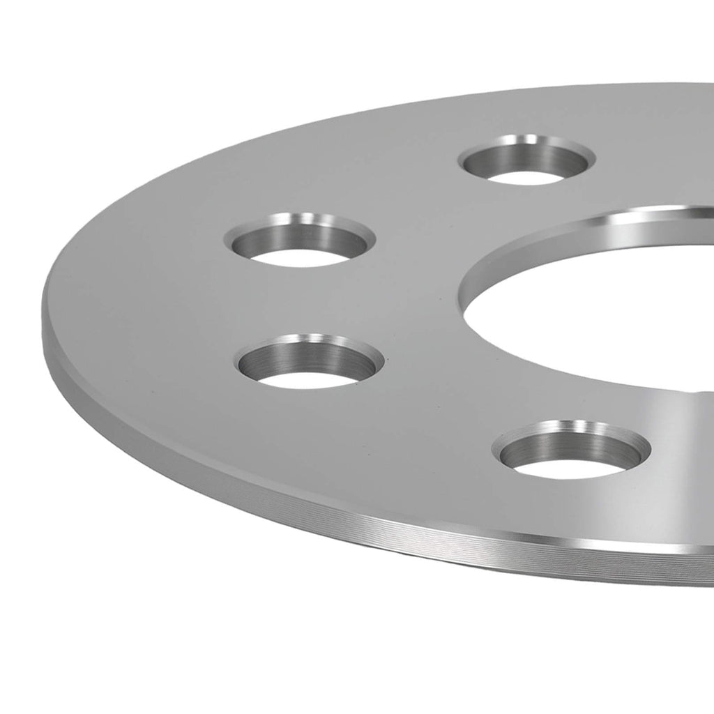 5 mm 4x100 spacere egnet til Volkswagen 57,1 mm CB aluminium M12x1,5 + bolte