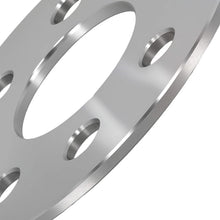 Indlæs billede til gallerivisning 5 mm 4x100 spacere egnet til Volkswagen 57,1 mm CB aluminium M12x1,5 + bolte