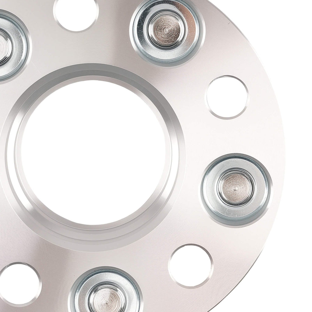4 stk. avstandsstykker 20 mm 5x112 egnet for Audi A4 B8 66,5 mm aluminium 6061-T6 M14x1,5