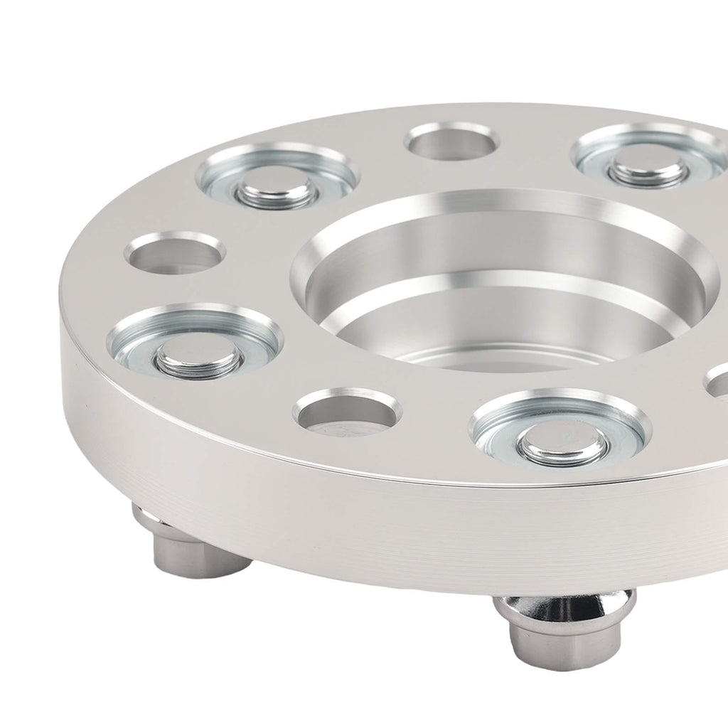 4 stk. avstandsstykker 20 mm 5x112 egnet for Audi A4 B8 66,5 mm aluminium 6061-T6 M14x1,5