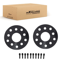Indlæs billede til gallerivisning 2x Sporskiver 5mm egnet til Audi TT 5x112/5x100 M14x1.5 CB 57.1mm legering