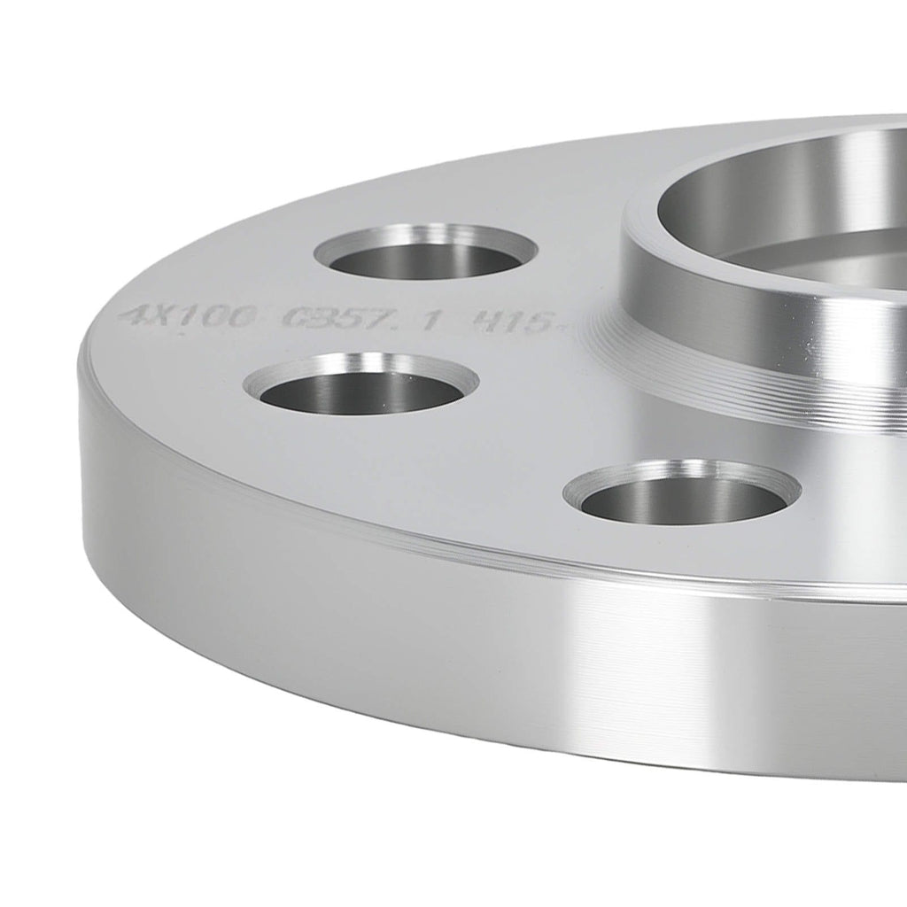 2 st spacers 15mm lämpliga för BMW E30 E21 4x100 57.1mm navhål navcentrerade i legering