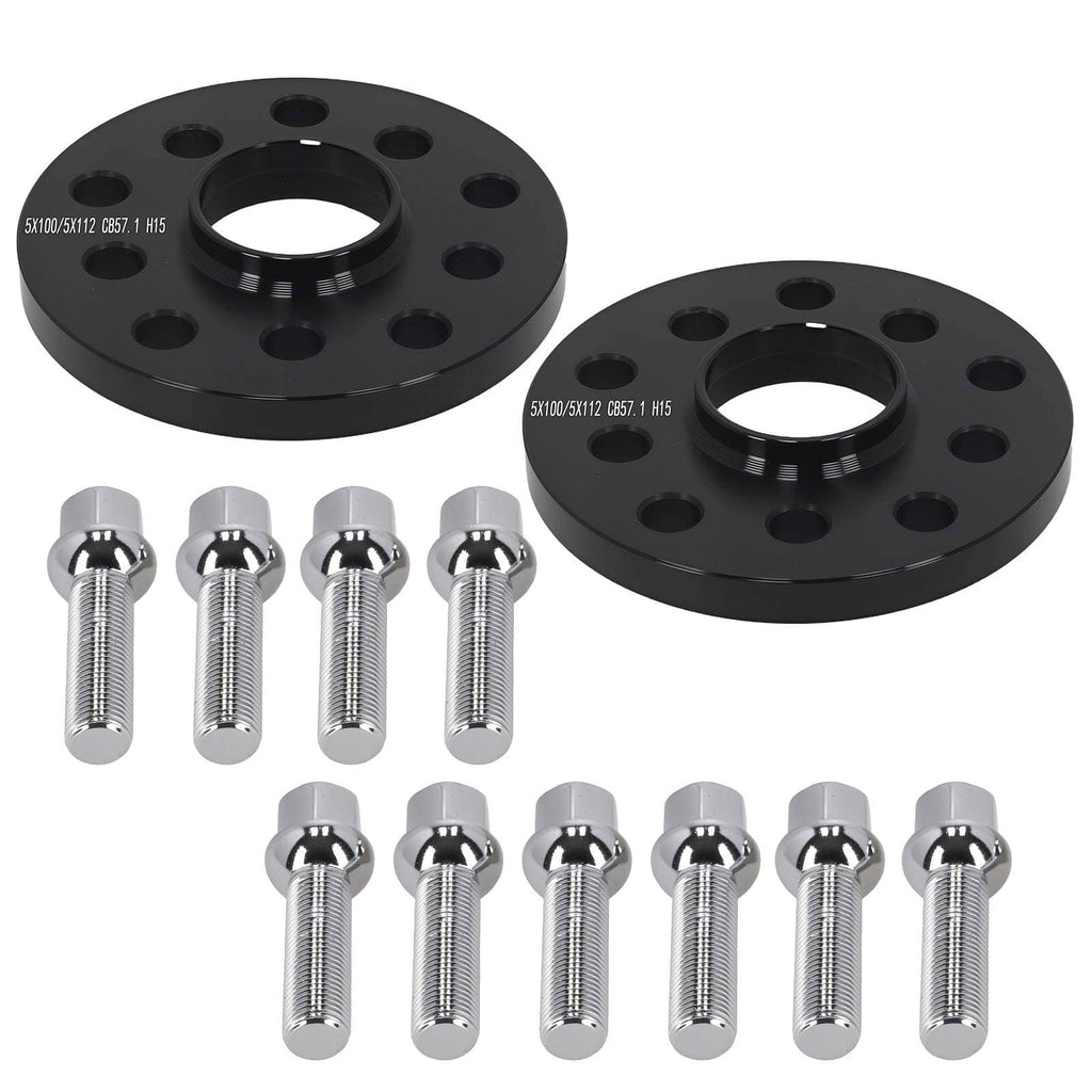 2x 20mm Aluminium Distansbrickor lämpliga för Jeep Compass M6 M7 MP 2016-2025 5x110 65mm