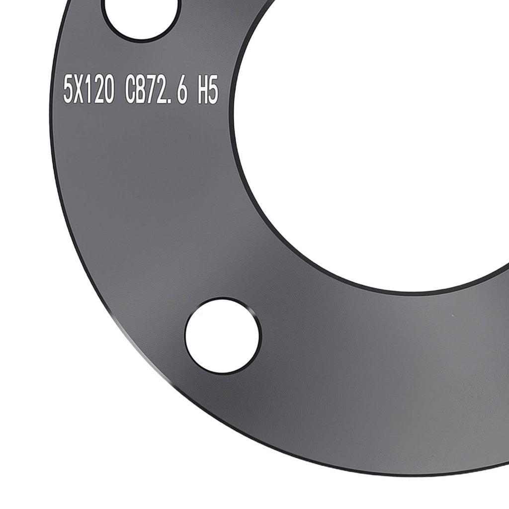 5mm Hjuldistans lämplig för BMW 3-serie 5-serie M5 6-serie 7-serie 5x120 Aluminium 6061-T6