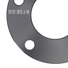 Ladda upp bild till gallerivisning, 5mm Hjuldistans lämplig för BMW 3-serie 5-serie M5 6-serie 7-serie 5x120 Aluminium 6061-T6