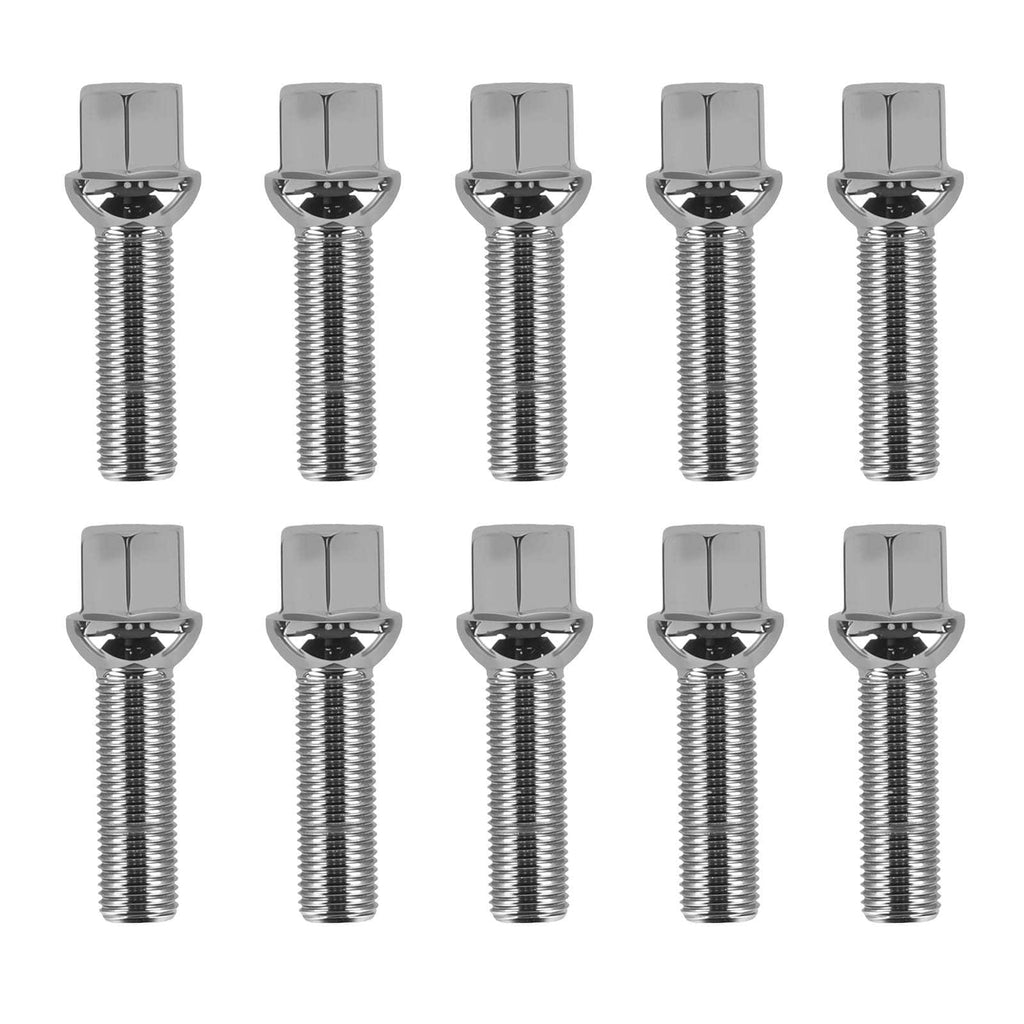 2x 20mm hjulspacere egnet for Volvo 5x108 M14x1.5 legering 6061-T6 + bolter