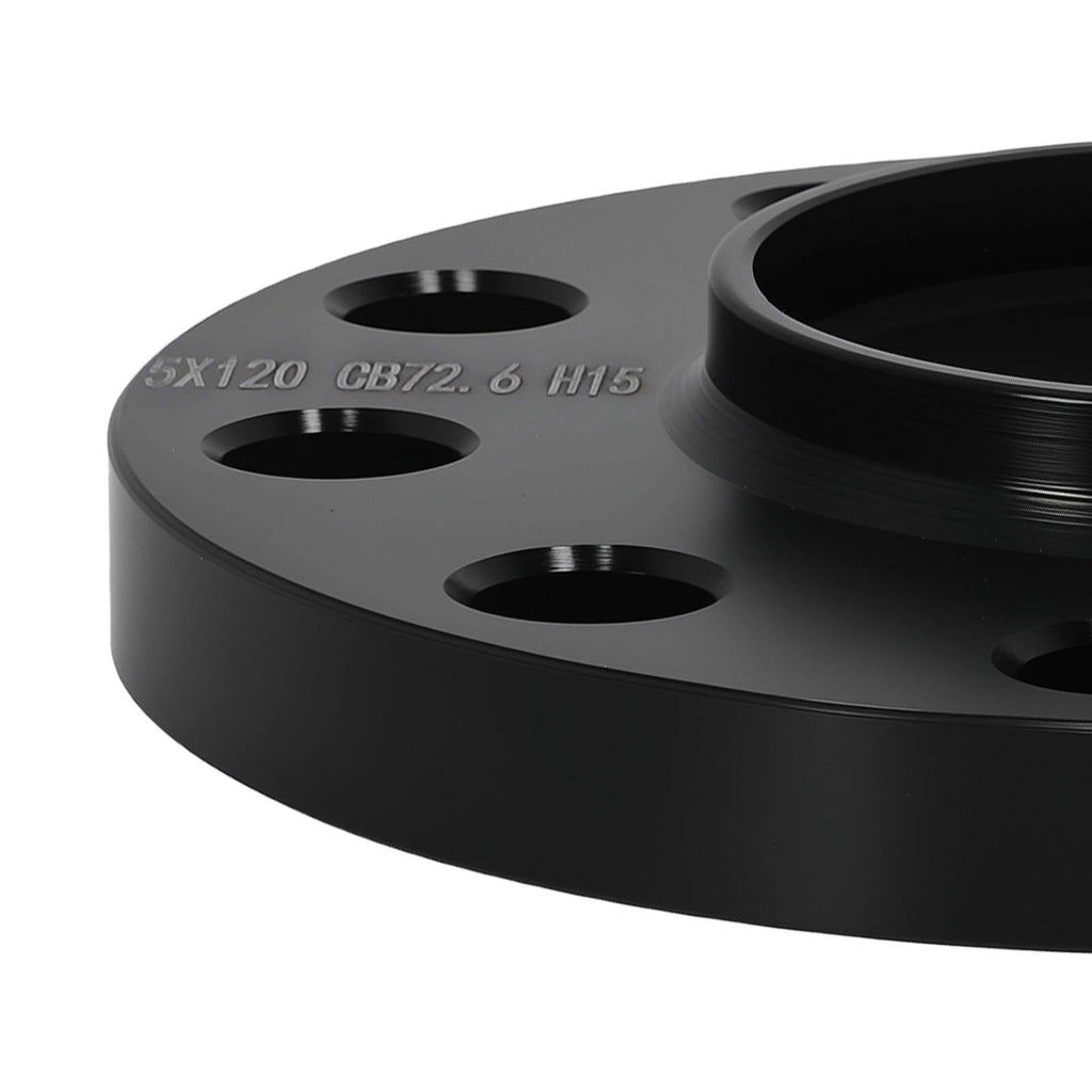 2 st spacers 15mm 5x120 lämpliga för BMW M3 E90 E92 E93 M12x1.5 2007 - 2014