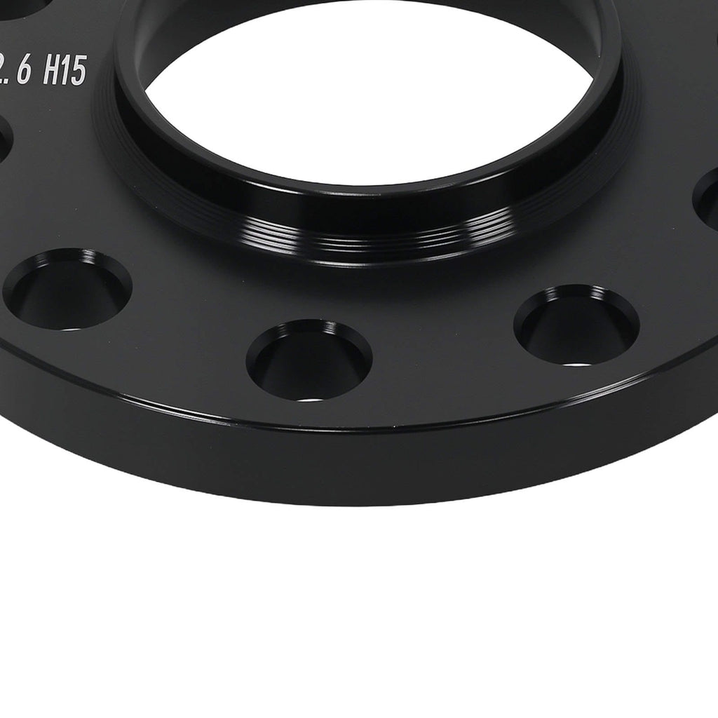 2 st spacers 15mm 5x120 lämpliga för BMW M3 E90 E92 E93 M12x1.5 2007 - 2014